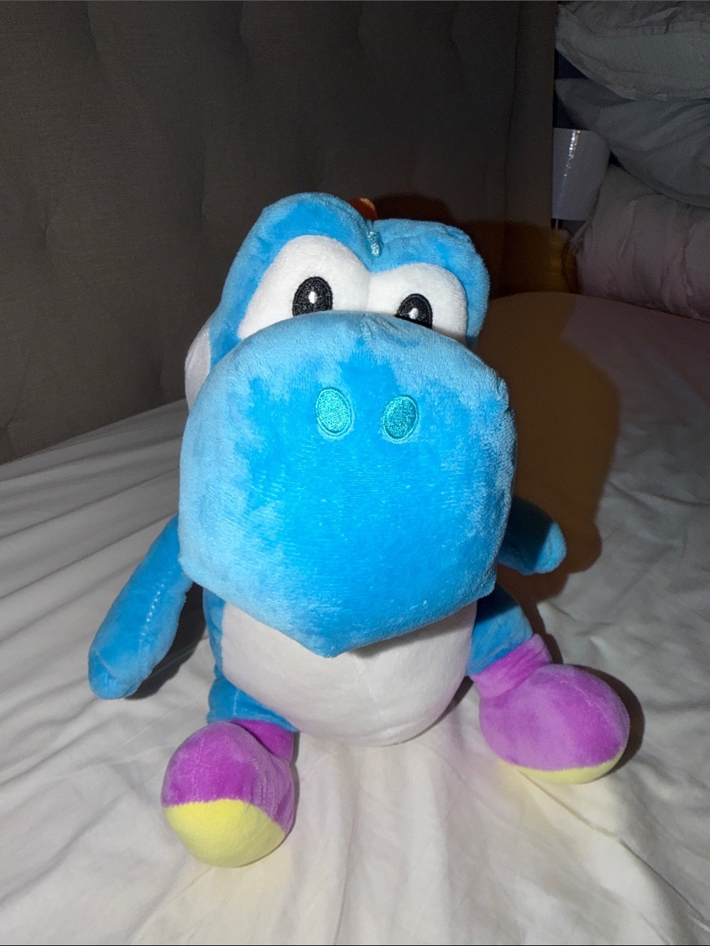 Blue Yoshi Super Mario plush
